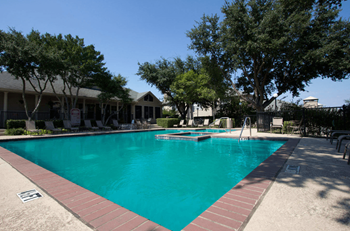 Sparkling swimming pool